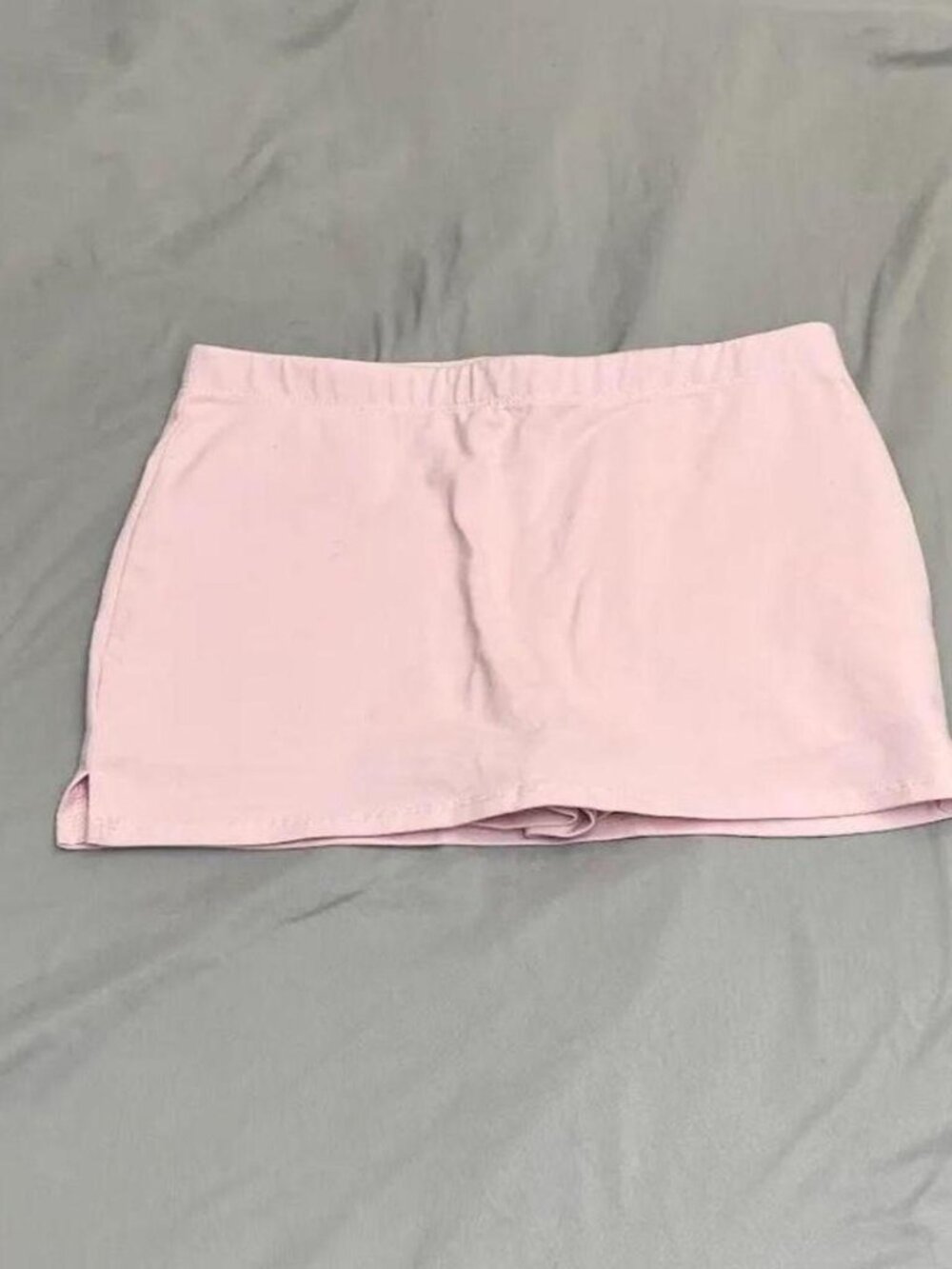 Fashion Nova Baby Pink Mini Skirt Size S | Stretch Cotton Bodycon Y2K Coquette